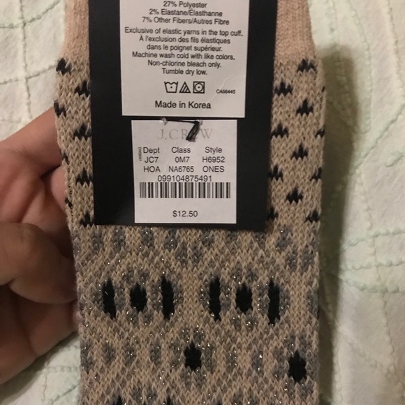 Bundle of 4 J.Crew Socks Womens One Size NWT - Picture 3 of 6
